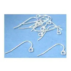 Shepherd Hooks Sterling Silver 21 Gauge 12.5mm 5 Pairs