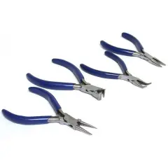 Set of 4 Jewelers Box Joint Wire Wrapping Pliers Tools