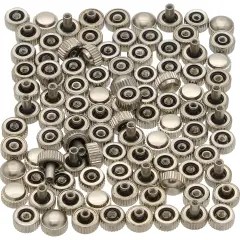 100 Quartz Watch Crown Buttons Assortment Repair Parts