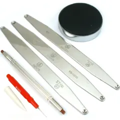 6Pc Watch Hand Presser Remover Reversible Set Oil Tools