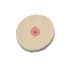 Muslin Polishing Buff w/Shellac Center 42 Ply 4"