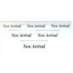 6 New Arrival Showcase Signs Display Counter Fixtures