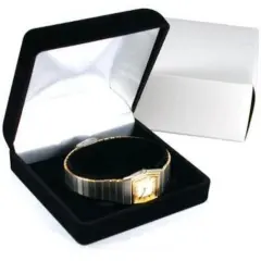 Black Bracelet Watch Anklet Gift Box Jewelry Display