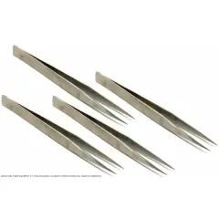 4 Antimagnetic NN Stainless Steel Watch Tweezers