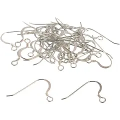 40 Sterling Silver French Ear Wire Earring Jewelry 23Ga