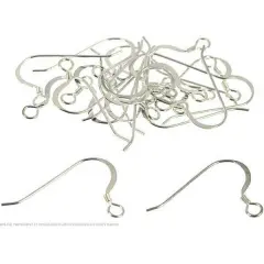 20 Sterling Silver French Ear Wire Earring Jewelry 23Ga