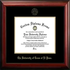 University of Texas, El Paso 11w x 8.5h Gold Embossed Diploma Frame