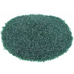 Green Glass Seed Beads Beading Sz 11/0 Approx 1/2 Kilo