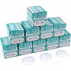 100 Plastic Watch Crystals Watchmaker Dome Parts 31.4mm