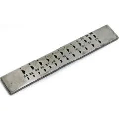 Drawplate Wire Drawing Draw Plate 1/2 Round Hold Tool