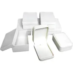 6 Diamond Pendant & Chain Gift Display Boxes