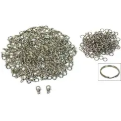 300 12x6mm Lobster Clasps & Split Ring Necklace Parts