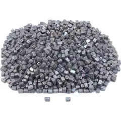 Purple Cube Glass Beads Beading Part 7.5mm Approx 1500