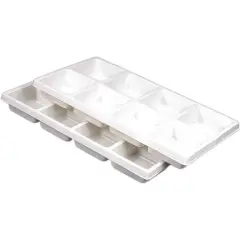 2 Travel Trays White 8 Slots Charms Watch Ring Display