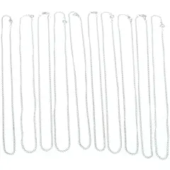 Link Chains Gold Plated 18" 10Pcs