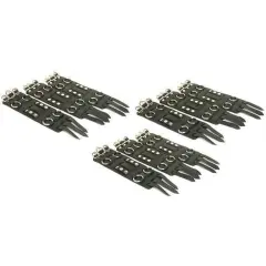 9 Wide Black Leather Cuff Wrist Watch Band Rock & Roll