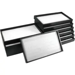 12 72 Slot Gray Ring Display & Travel Tray