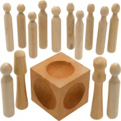 Wood Dapping Punches & Wood Doming Block Watchmaker Jewelers Repair Tools