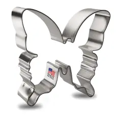 CookieCutter.com Butterfly Cookie Cutters 4.5 in, Tin Plate Steel, Handmade in the USA