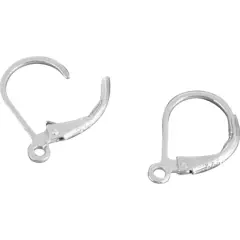 2 Sterling Silver Lever Back Earrings Earwire Findings