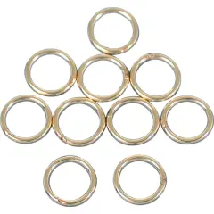 10 14K 14/20 Gold-Filled Jump Rings Closed 24 Gauge 5mm