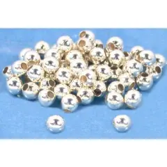 60 Sterling Silver Ball Bead Stringing Beading Bead 2mm