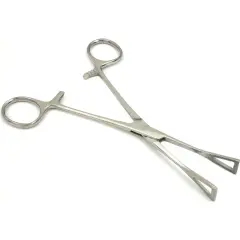 Stainless Steel Pennington Forceps Eyebrow Navel Lip Body Piercing 6" Tool