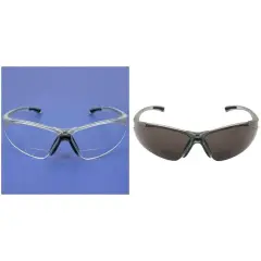 Radians Safety 2X Bifocal Glasses Clear & Smoke Lenses Kit 2 Pcs