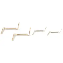 Yellow & White Gold Filled Medium Ring Guards Sizer Adjust Jewelry Kit 4Pcs