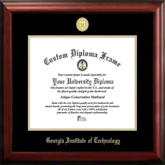 Georgia Institute of Technology 17w x 14h Gold Embossed Diploma Frame