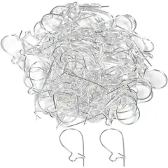 100 Kidney Wire Earrings Sterling Silver Part