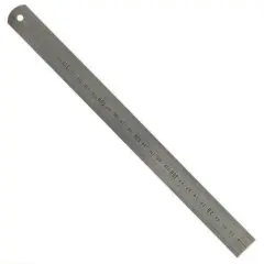12" Steel Ruler 300mm Millimeter Inch Conversion Tool