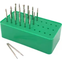Diamond Burs Drill Rotary Tools Holder Bur Box 30 Hole