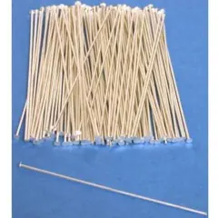 2" Head Pins 100 Sterling Silver Hat 100 21 Gauge