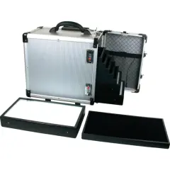 16 Jewelry Pad Gemstone Display Tray & Carrying Case