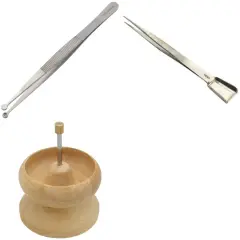 Large Bead Spinner, 1 Scoop Tweezer and 1 Bead Tweezer