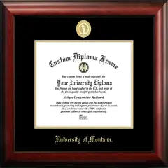 University&nbsp;of Montana 10w x 8h Gold Embossed Diploma Frame
