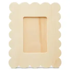 Scalloped Wooden Picture Frames, 6-3/8" x 8-1/8", 3/16" Thick | Woodpeckers