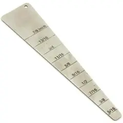 Spring Bar Measuring Gauge Watch Band Link MM Inch Tool