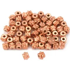Bali Tube Spacer Beads Copper Plated 3.5mm Approx 60