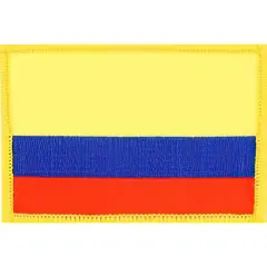 Colombia Flag Patch 2 1/2" x 3 1/2"