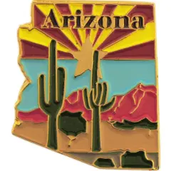 Arizona Map Pin 1"