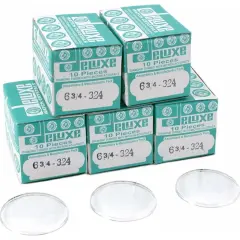 50 Plastic Watch Crystals Watchmakers Dome Parts 32.4mm