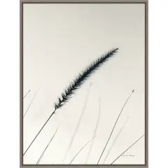 Field Grasses V by Debra Van Swearingen 18-in. W x 24-in. H. Canvas Wall Art Print Framed in Grey