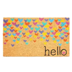 107261729 Colorful Hearts Doormat