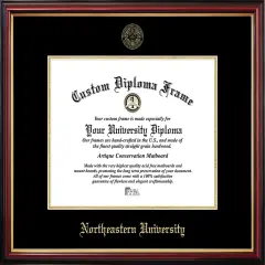 Northeastern University Petite Gold Diploma Frame