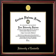 University of Louisville Petite Diploma Frame