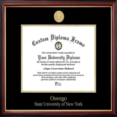 State U of New York Oswego Petite Diploma Frame