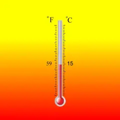 Temperature Activated Color Changing Thermochromic Paint Heat & Cold Reactive Yellow red 59&deg;f cold