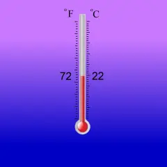 Temperature Activated Color Changing Thermochromic Paint Heat & Cold Reactive Blue violet 72&deg;f